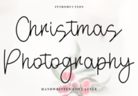 Christmas Photography Font - Featured Image