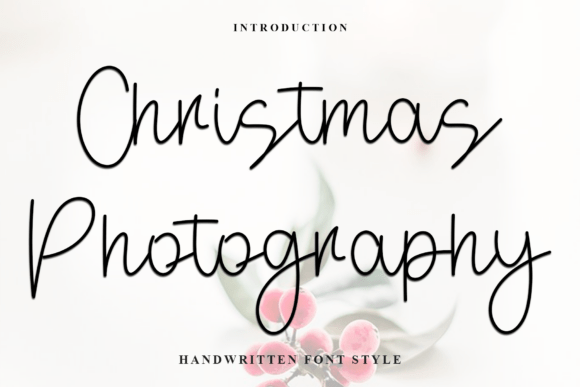 Christmas Photography Font - Featured Image