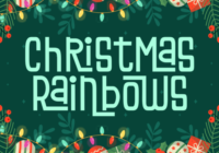 Christmas Rainbows Font - Featured Image