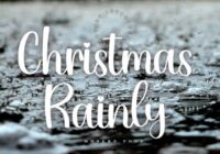 Christmas Rainly Font - Featured Image