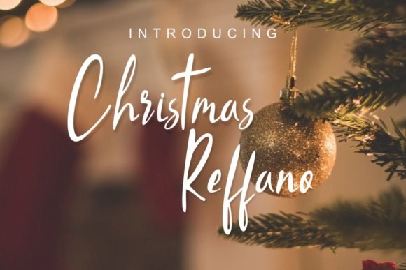Christmas Reffano Font - Featured Image