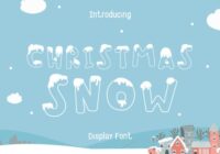 Christmas Snow Font - Featured Image