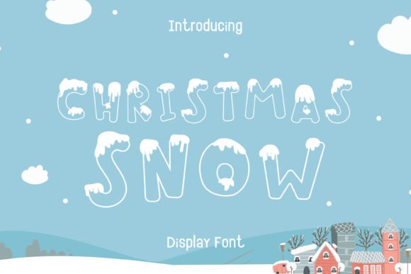Christmas Snow Font - Featured Image