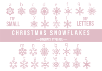 Christmas Snowflakes 2.0 Font - Featured Image