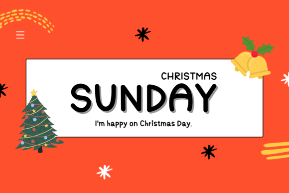 Christmas Sunday Font - Featured Image