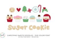 Christmas Sweets Doodles Font - Featured Image