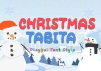 Christmas Tabita Font - Featured Image