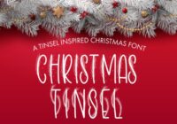 Christmas Tinsel Font - Featured Image