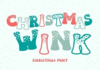 Christmas Wink Font - Featured Image