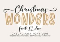 Christmas Wonders Font - Featured Image