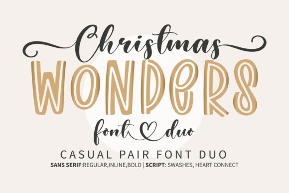 Christmas Wonders Font - Featured Image
