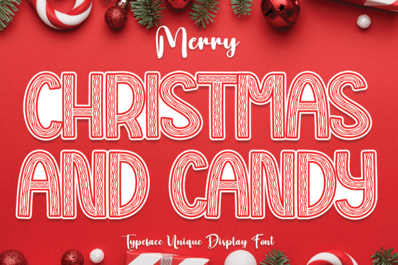 Christmas and Candy Font - Featured Image