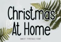 Christmas at Home Font - Featured Image