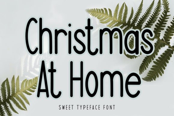 Christmas at Home Font - Featured Image