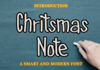 Chritsmas Note Font - Featured Image