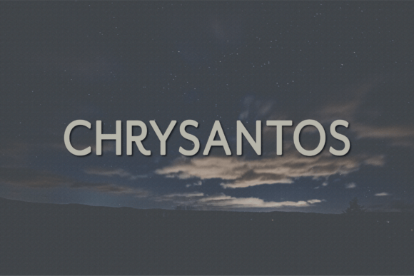 Chrysantos Font - Featured Image