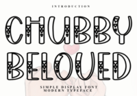 Chubby Beloved Font - Featured Image