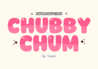 Chubby Chum Font - Featured Image