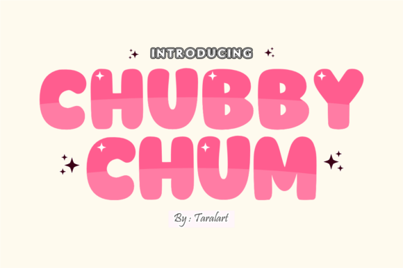 Chubby Chum Font - Featured Image