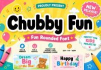 Chubby Fun Font - Featured Image