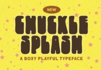 Chuckle Splash Font - Featured Image