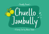 Chuello Jambully Font - Featured Image