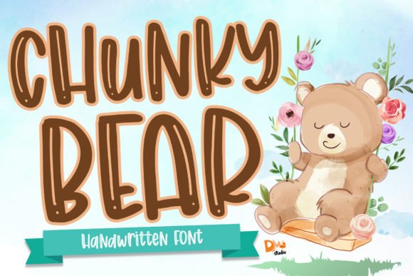Chunky Bear Font - Featured Image