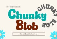 Chunky Blob Font - Featured Image