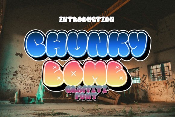 Chunky Bomb Font - Featured Image