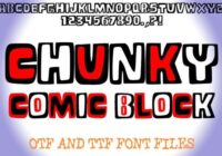 Chunky Comic Block  Font - Featured Image