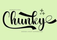 Chunky Font - Featured Image