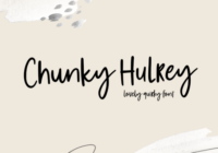 Chunky Hulrey Font - Featured Image