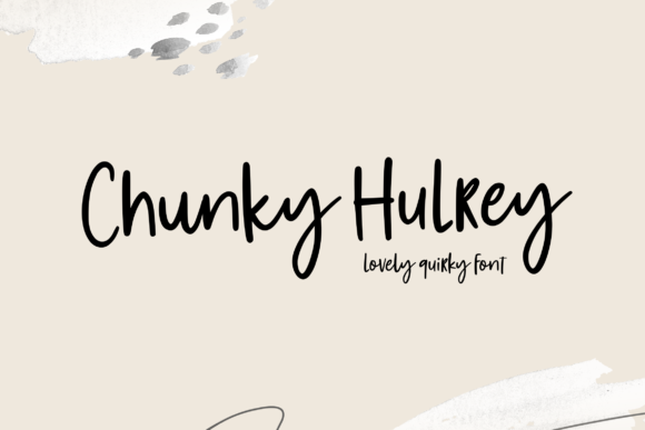 Chunky Hulrey Font - Featured Image