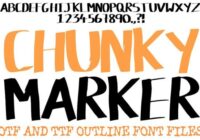 Chunky Marker Font - Featured Image