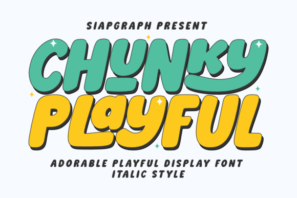 Chunky Playful Font - Featured Image