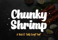 Chunky Shrimp Font - Featured Image