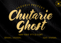 Chutarie Ghost Font - Featured Image