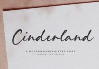 Cinderland Font - Featured Image
