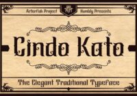 Cindo Kato Font - Featured Image