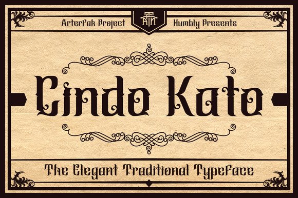 Cindo Kato Font - Featured Image