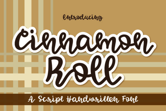 Cinnamon Roll Font - Featured Image