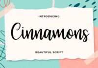 Cinnamons Font - Featured Image