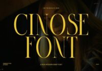 Cinose Font - Featured Image