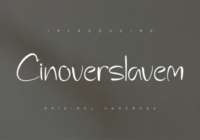 Cinoverslavem Font - Featured Image