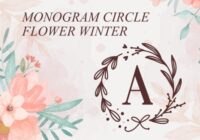 Circle Flower Winter Font - Featured Image