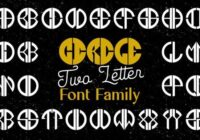 Circle Two Letter Font - Featured Image