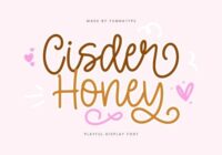 Cisder Honey Font - Featured Image