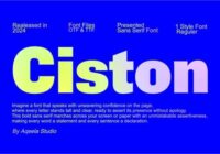 Ciston Font - Featured Image