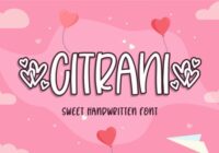 Citrani Font - Featured Image