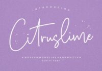 Citruslime Font - Featured Image